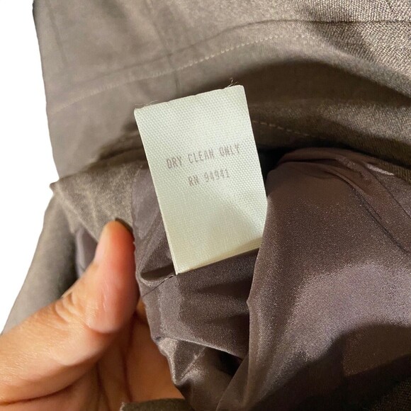 Donna Degnan Jacket Blazer‎ Brown Career Business Button Closure Workwear Size 6 - Picture 12 of 12